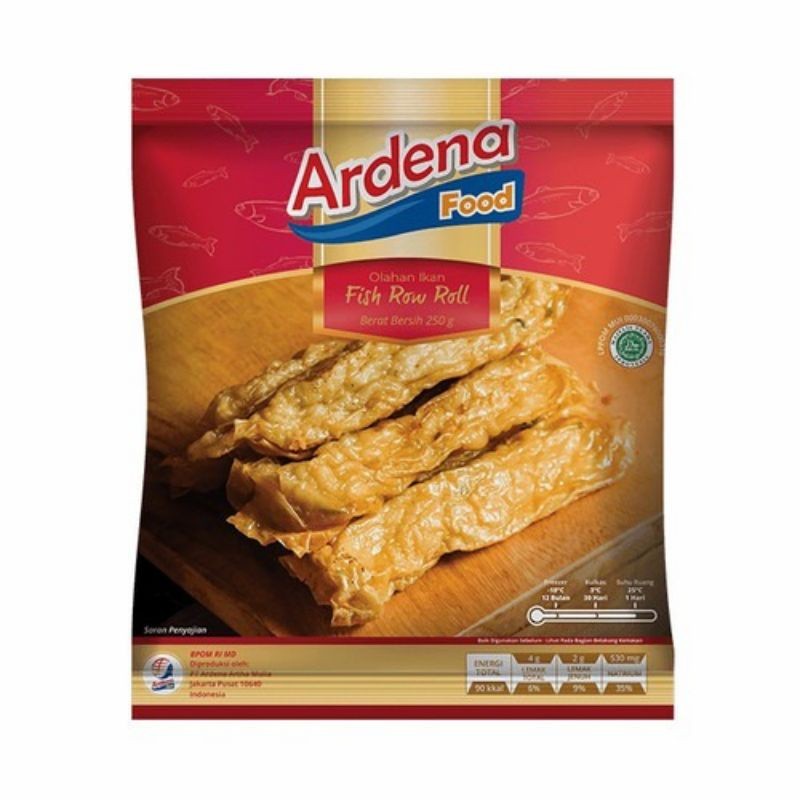 

(READY STOCK) ARDENA FISH ROW ROLL 250 GR HALAL FROZEN FOOD PREMIUM MURAH