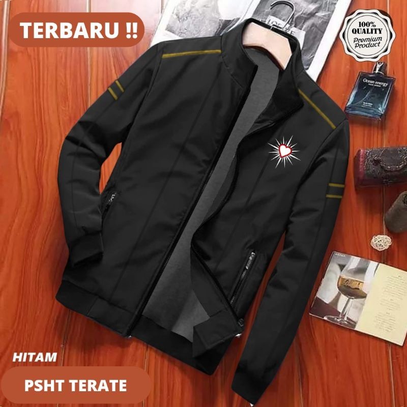 JAKET PSHT HATI BERSINAR TERATE SABLON MODEL DISTRO KEKINIAN TERBARU
