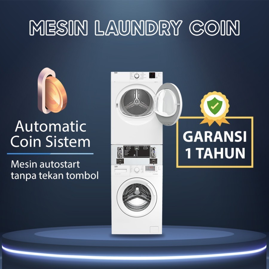 Mesin Laundry Coin Beko - Autostart