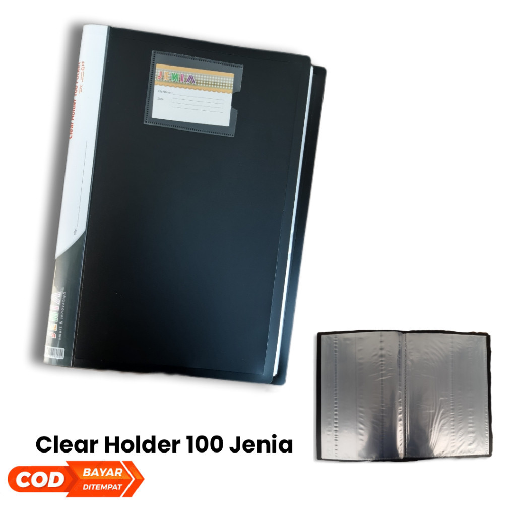 

Map Dokumen Document Keeper 100 lembar Display Book Folio Hitam