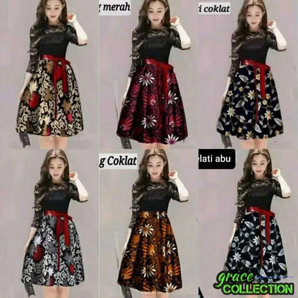 DRESS BRUKAT ANAK REMAJA CRISTALIA 10-15TAHUN / DRESS BATIK REMAJA / DRESS PESTA ANAK ABG / PAKAIAN 