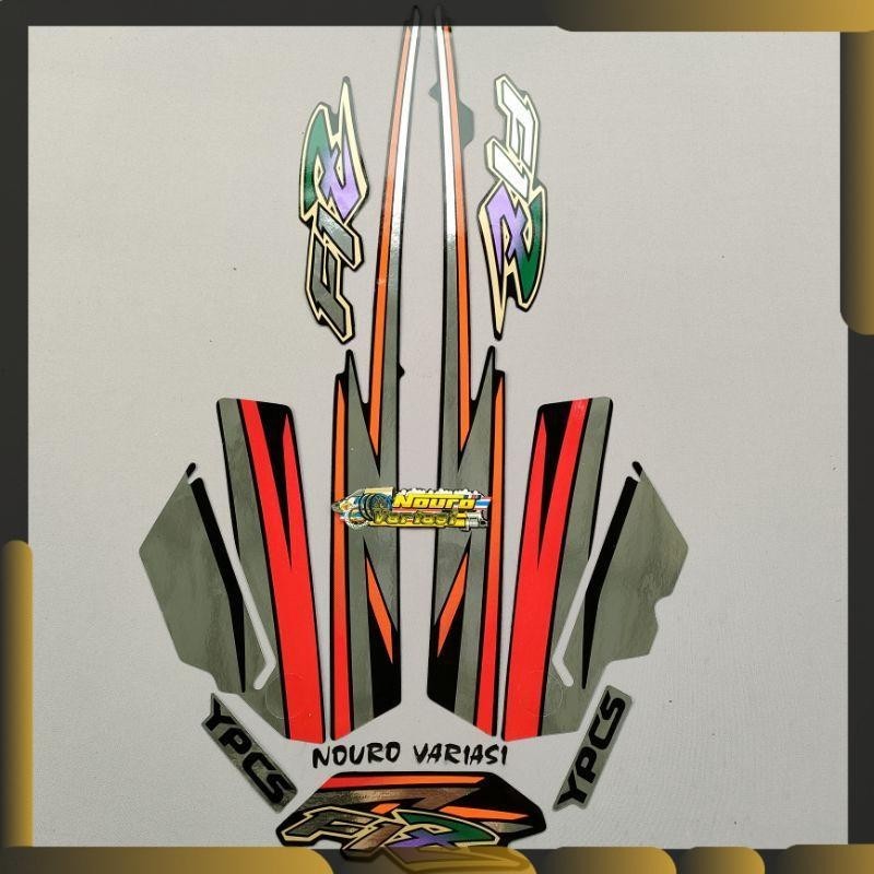 striping yamaha fizr fiz r f1 1996 1997 bahan crome merah standar