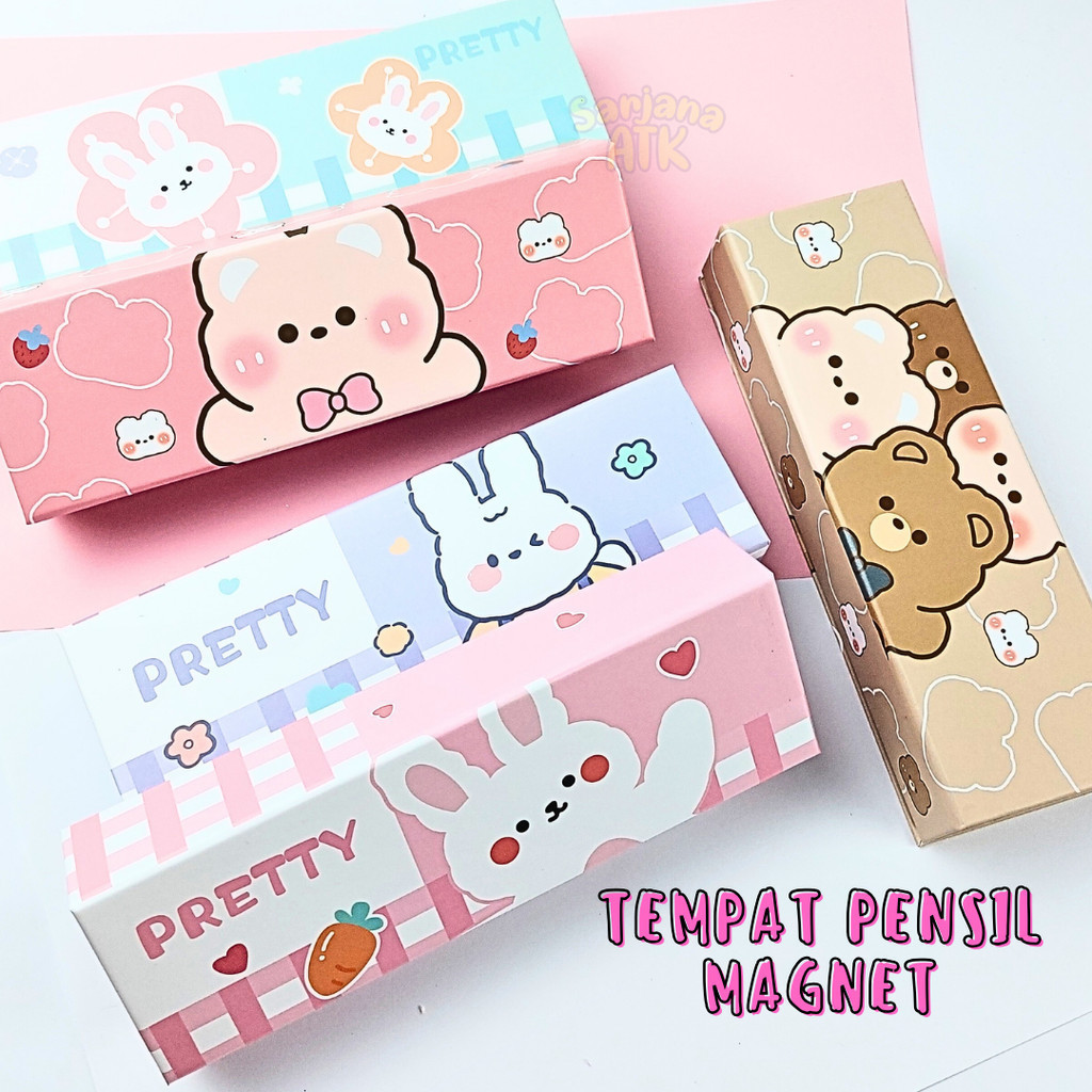 

Kotak Pensil / Tempat Pensil / Pensil Case Magnet Funcy Lucu