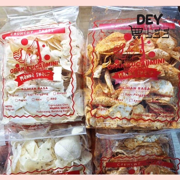 

Keripik Opak Kucai Mini Super Tipis Manna Snack 150g ALL VARIANT Bandung