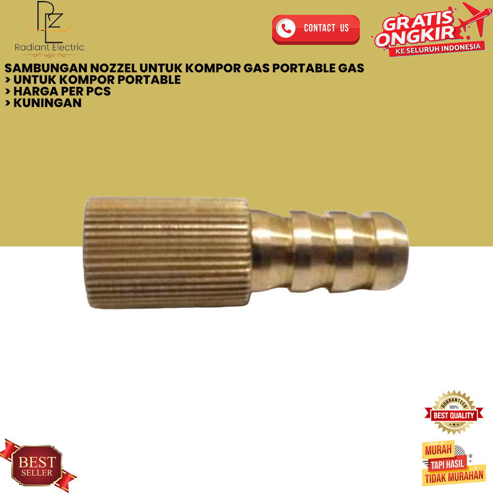 SAMBUNGAN NOZZEL UNTUK KOMPOR GAS PORTABLE GAS