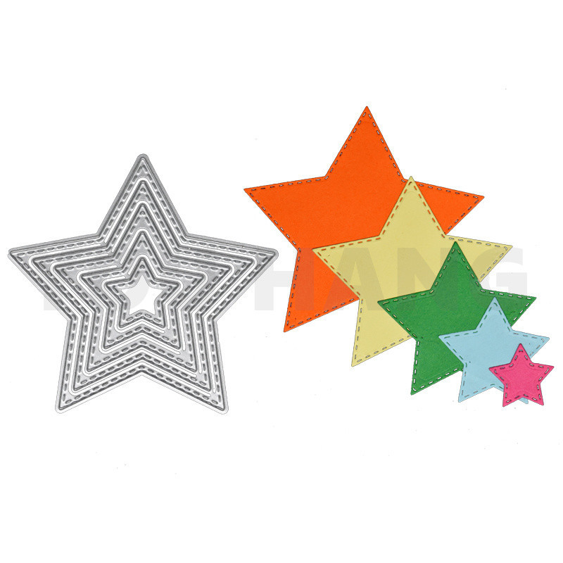 

Star Metal Cutting Dies For DIY Card Scrapbook Diary Decoration Embossing Template Handmade New Arrival