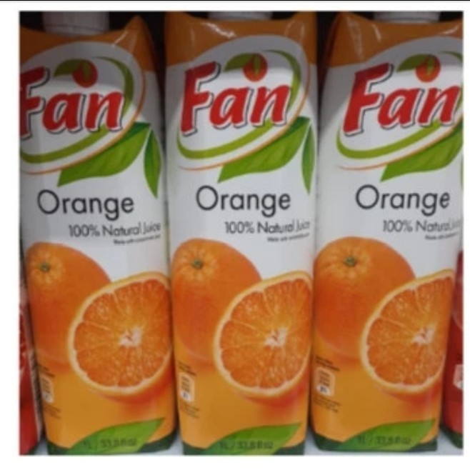 

Fan Juice orange jus jeruk 1ltr