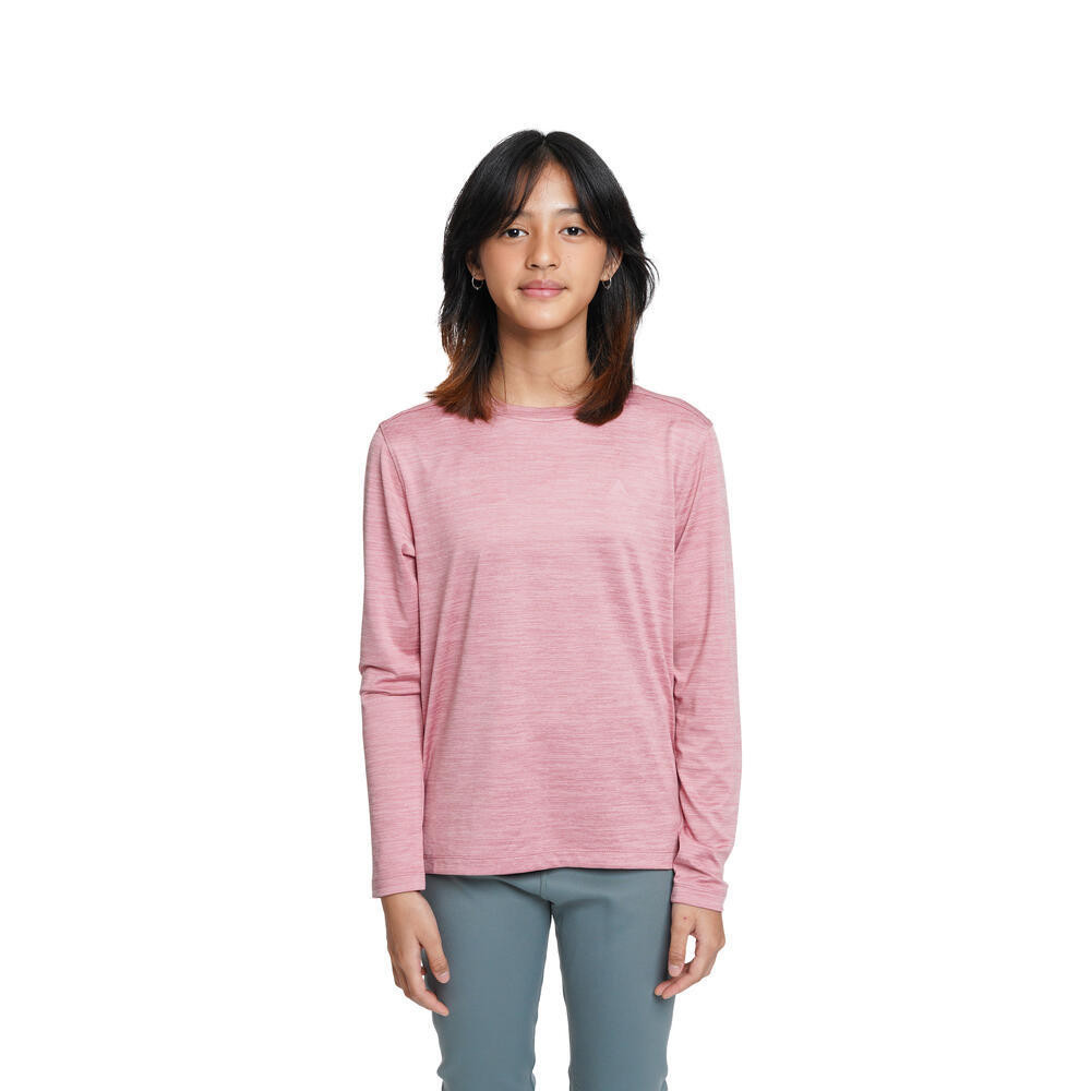 EIGER KAOS ANAK JR MOORLAND ACTIVE LS TEES - PINK