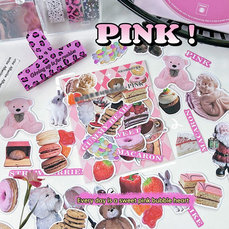 

Stiker Retro Tas DIY Stiker Buku Besar Tangan Kreatif Stiker Casing Ponsel Cup Ins MG