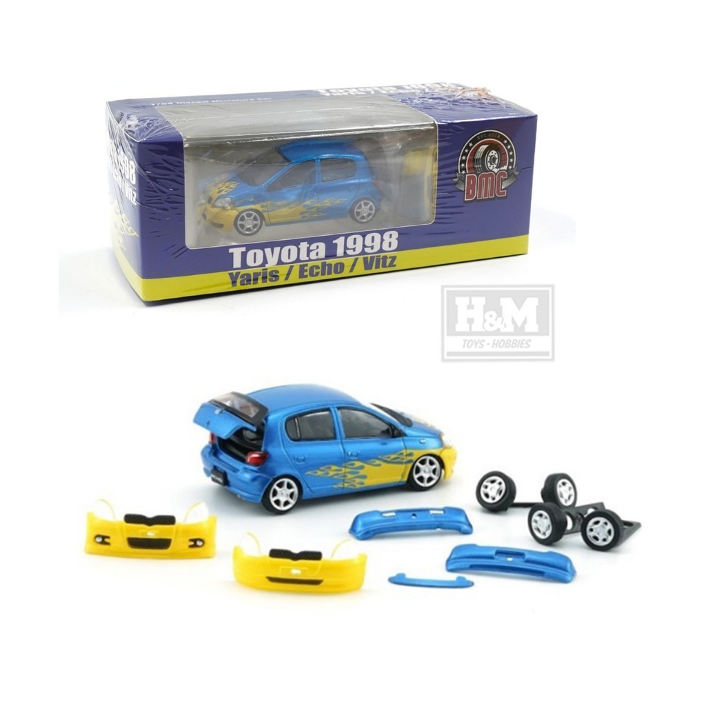 BM Creations 1:64 Toyota Echo Phych Blue