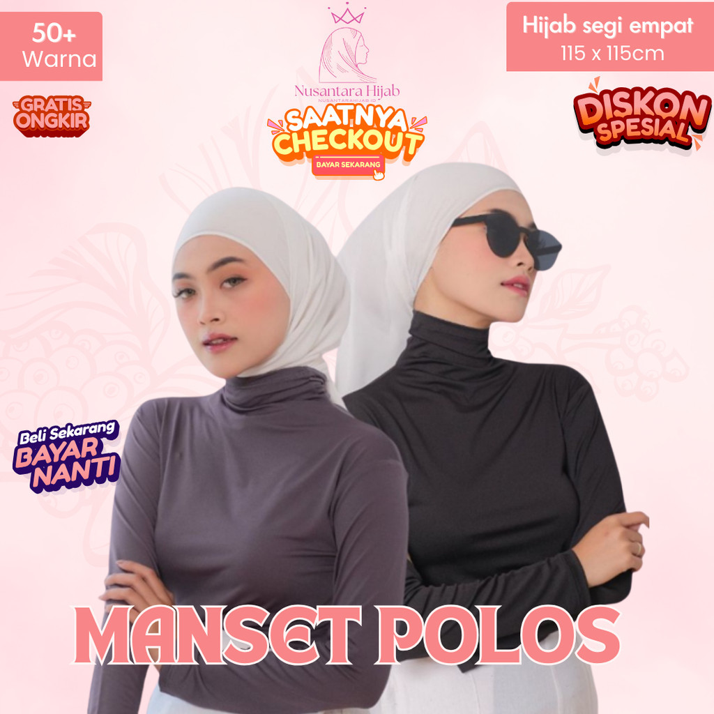 MANSET BAJU LENGAN PANJANG ATASAN DALAMAN WANITA - MANSET PRIA - MANSET WANITA - BAJU OLAHRAGA TERMU