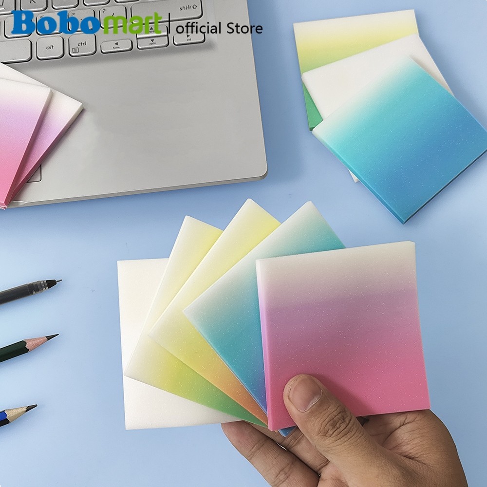 

BOBOMART Sticky Notes Transparan JX689 75x75mm - 50 Lembar
