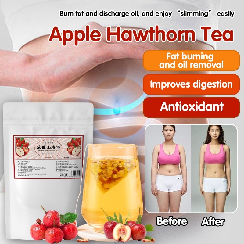 

⚡NEW COD⚡Teh Apel Hawthorn/Memperkuat limpa dan pencernaan/Kecantikan dan perawatan kulit/Melengkapi vitamin C/Mengecilkan perut dan paha/Teh pelangsing/Teh peningkat pencernaan