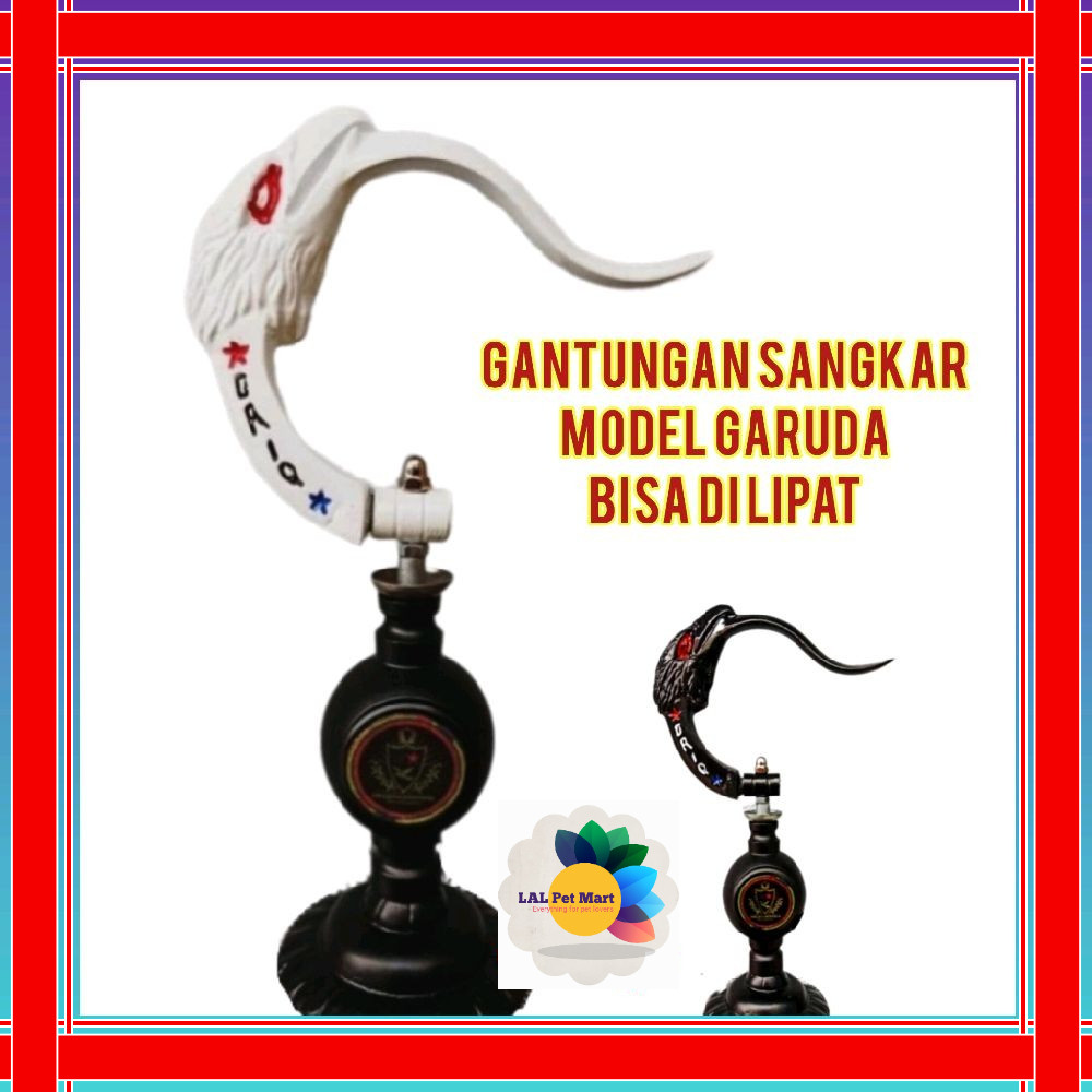 gantungan cenlung model garuda oriq jaya plus pion sangkar burung aksesoris
