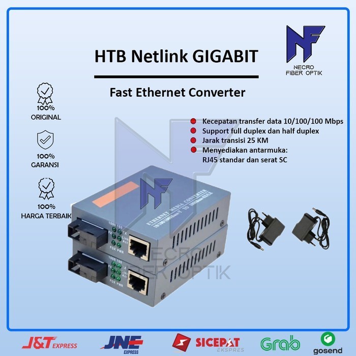 HTB-GS-03 Gigabit Fiber Optik Konverter Media/ Alat Fiber Optik