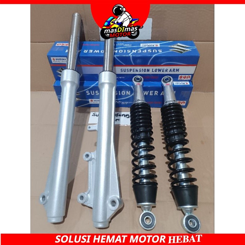 Paket As Shock Tabung Depan+Shockbreaker Belakang Suzuki Smash New Titan Smash 115 Titan PNP Shogun 