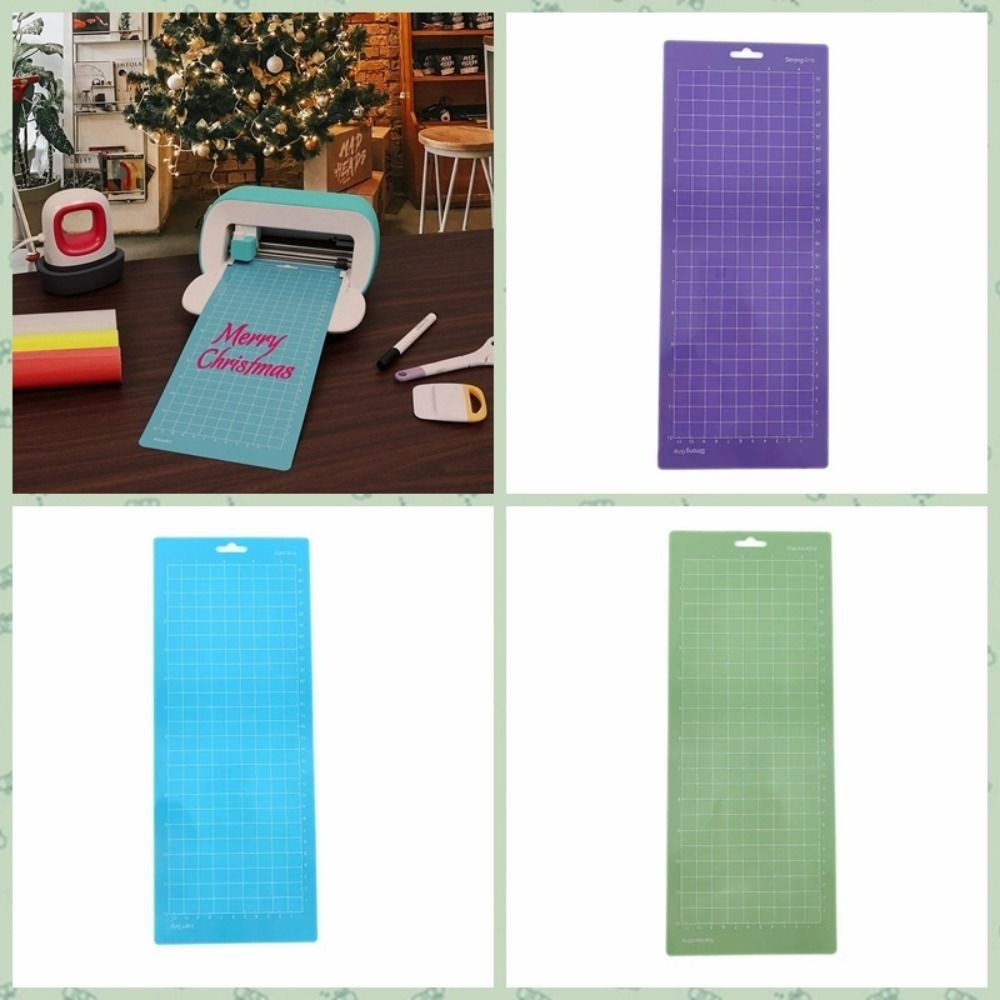 

PVC Engraving Machine Base Plate 4.5 X12 Inch Non-slip Cutting Mat Handwork Tool Adhesive Base Plate for Cricut Joy Machine