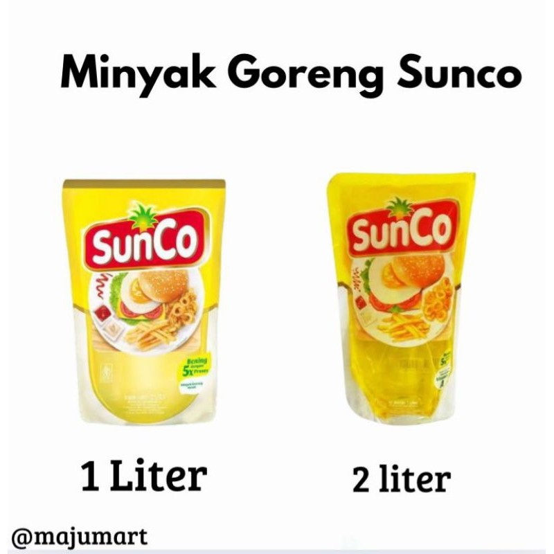 

MINYAK GORENG SUNCO 1 LITER / 2 LITER