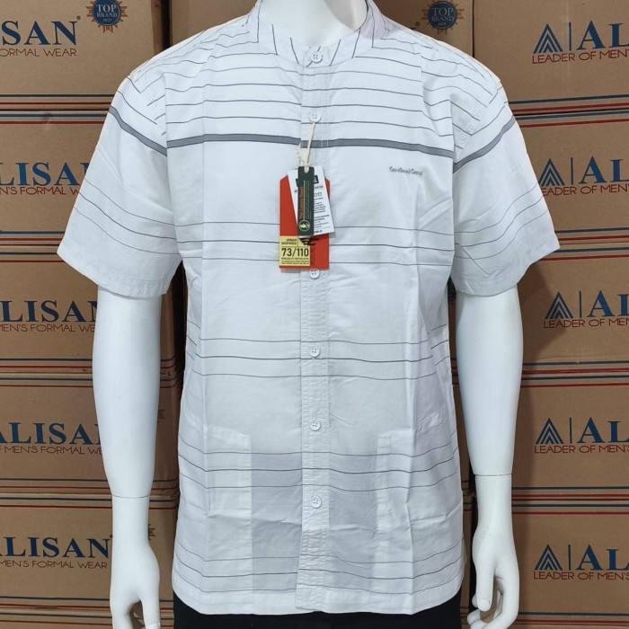 baju koko pria cardinal original baru - Putih, XL