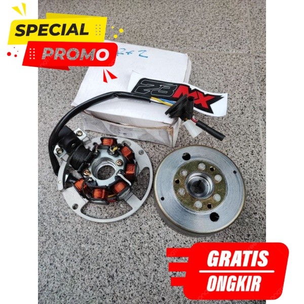 SALE MAGNET RACING KIMCIL PNP YAMAHA RXZ RZR SUDAH DIBUBUT TINGAL PASANG ADA SPOL LAMPU