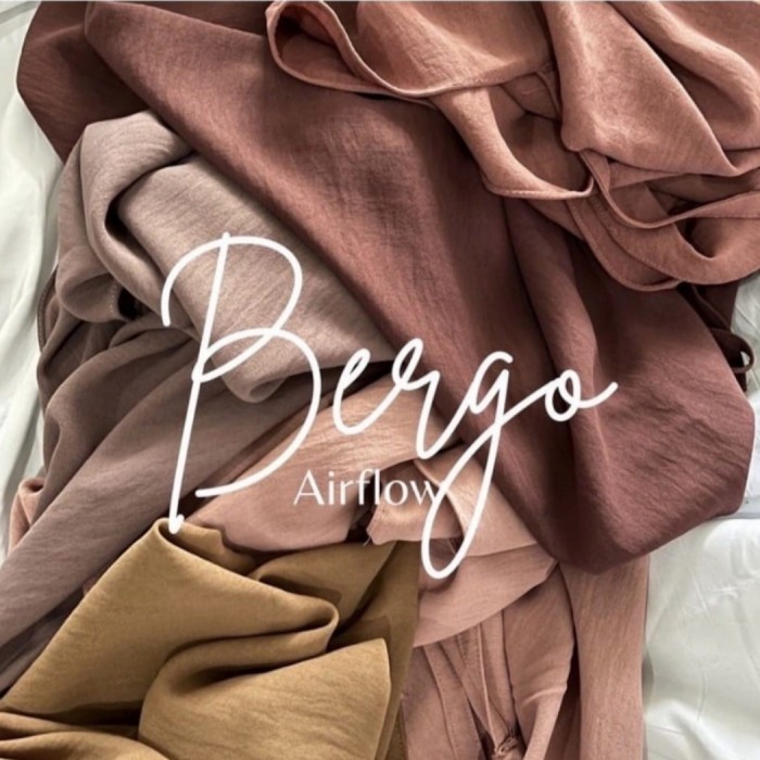 Jilbab crinkle airflow premium jumbo pad / hijab crinkle syari pet - lavender