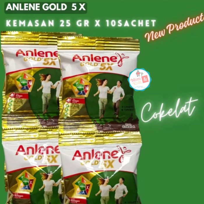 

ANLENE GOLD 5X VANILA COKLAT 25GR x 10 | ANLENE GOLD SACHET RENCENG - SACHET COKLAT
