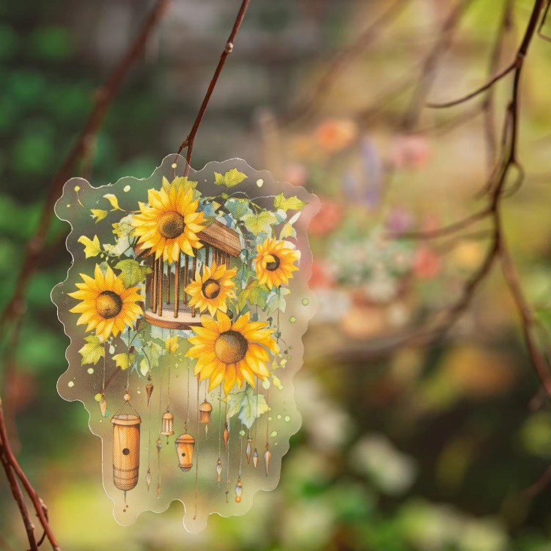 

15Pcs Stickers per pack estate fence DIY material decoration base stickers Stationery landscape accounting Supplies 165*112mm