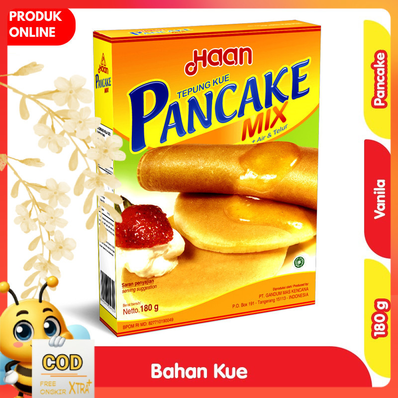 

Haan Pancake Mix Tepung Kue Vanila 180 g