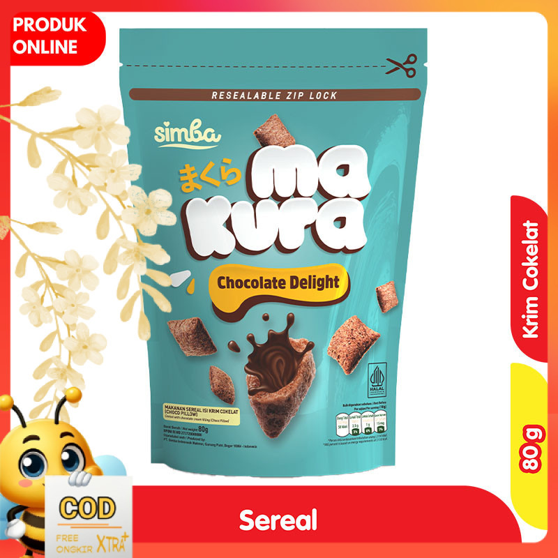 

Simba Makura Sereal Isi Krim Coklat Pouch 80 g