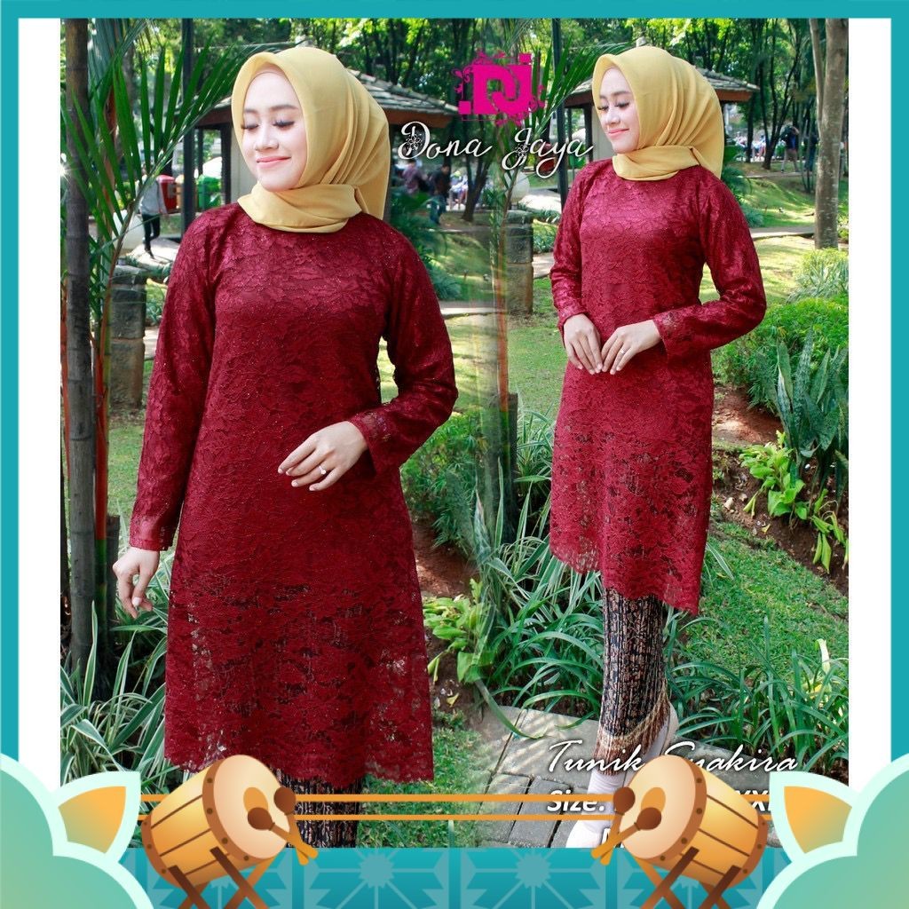 Baju Wanita Modern Keren Kekinian Kondangan Acara Formal / SETELAN KEBAYA LEBARAN TUNIK CANTIK M-5XL