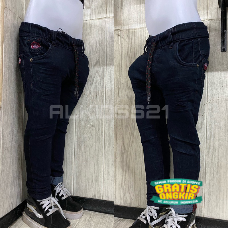 2-12 TAHUN CELANA JEANS PANJANG ANAK LAKI LAKI/CELANA JEANS ANAK LAKI LAKI/JEANS HITAM PANJANG ANAK/