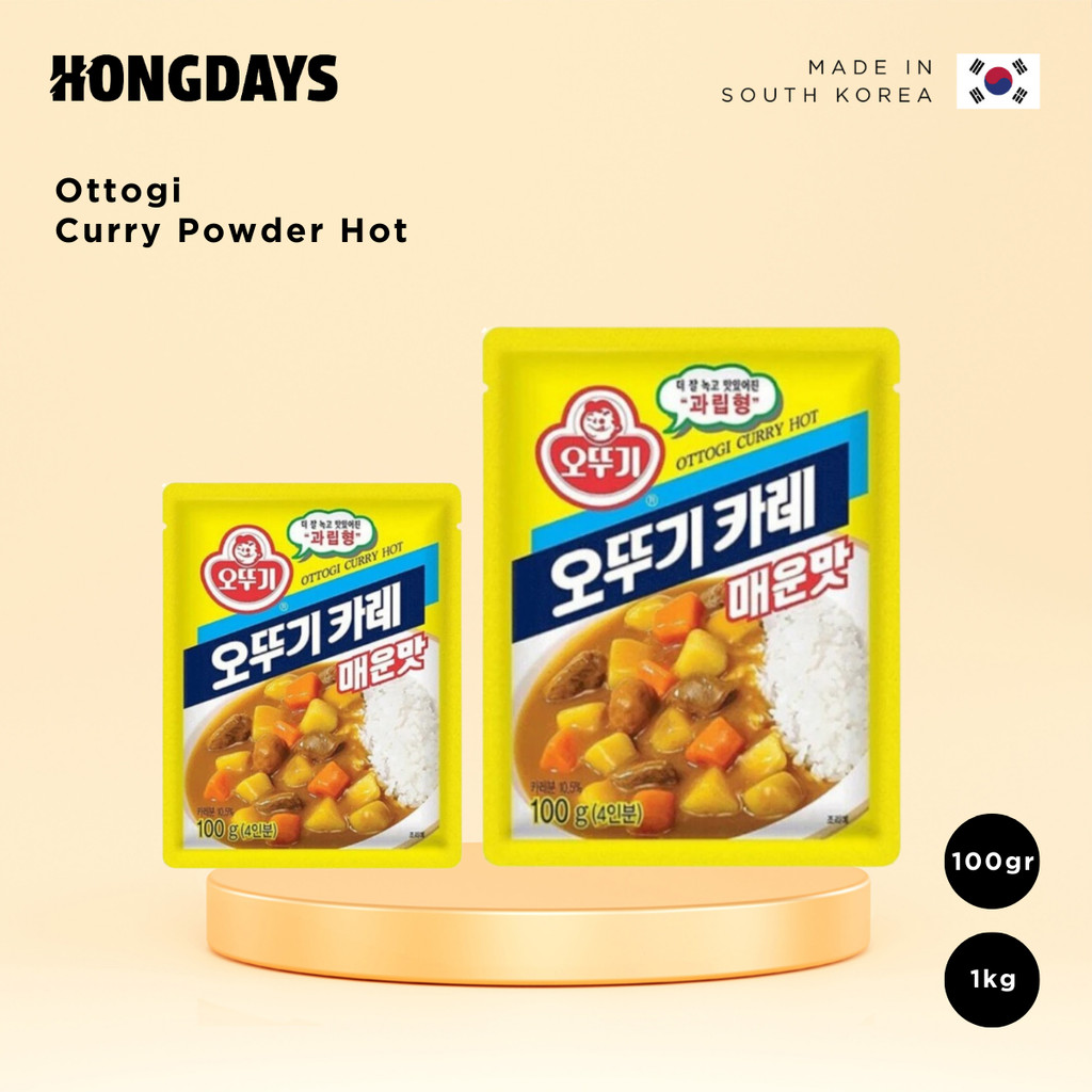 

Ottogi Curry Powder Hot - Bubuk Kari Instan Pedas Made In Korea - HONGDAYS