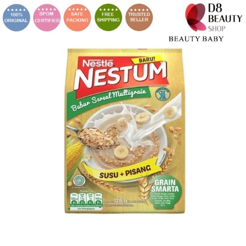 NESTLE NESTUM SEREAL MULTIGRAIN SUSU PISANG 128gr