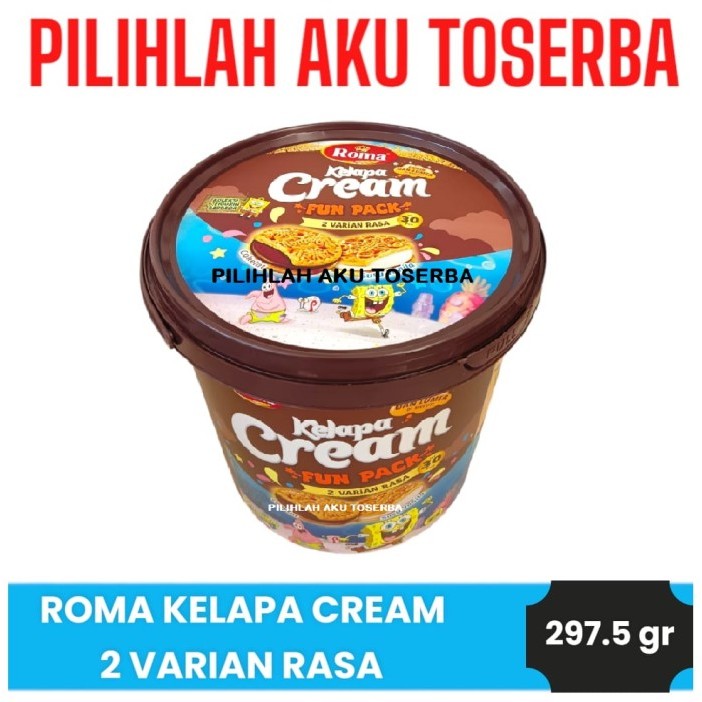 

RB Roma Kelapa Cream Fun Pack Mix Kemasan JAR / EMBER - ( HARGA 1 JAR )