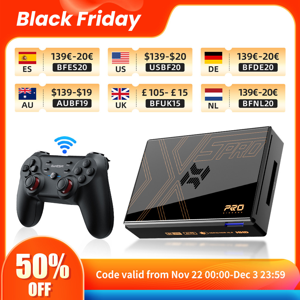 Super Console X5 Pro Video Game Console with built-in 10000+ games , 40+ emulators for PS2/PS1/DC/AR