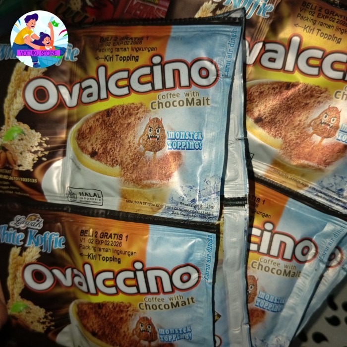 

white coffe ovalccino satuan