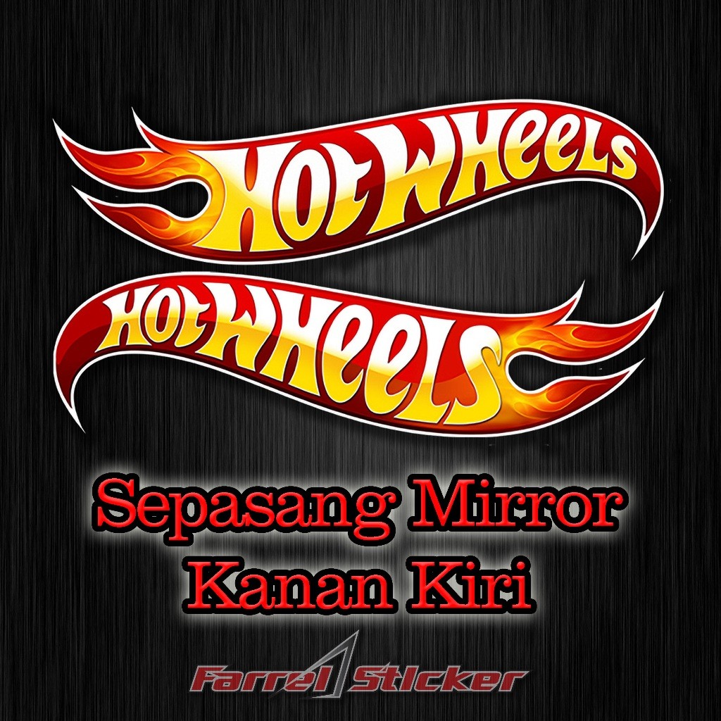 

STICKER HOTWHEELS MIRROR STIKER HOT WHEELS KANAN KIRI