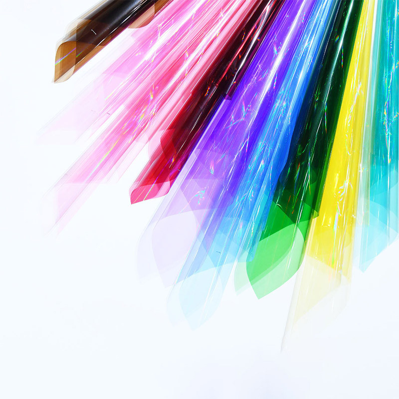 

(Lembaran) Kertas Buket Cellophane Pelangi Symphony Film Flower Wrapping