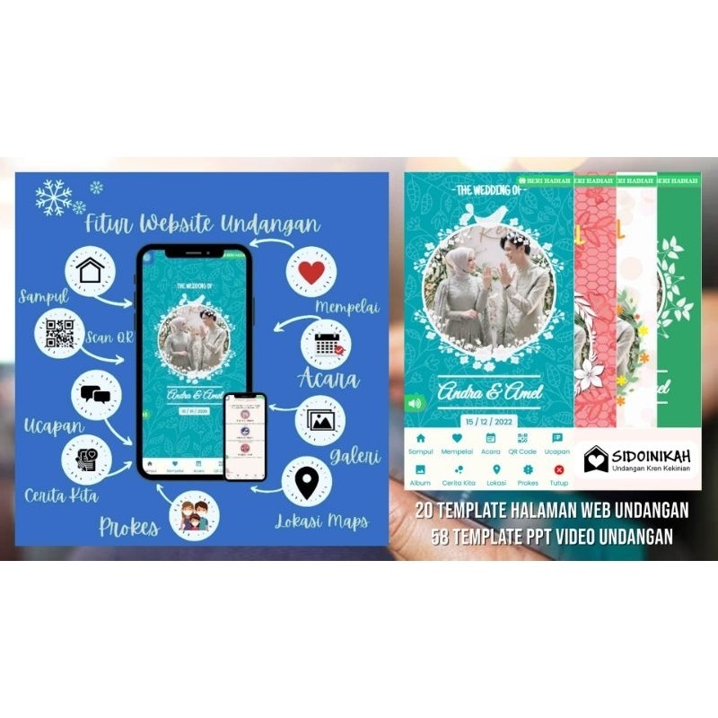 Sidoinikahv4 - Source Code Website undangan digital pernikahan SAAS membership  - Bug Fixing QR BUKU
