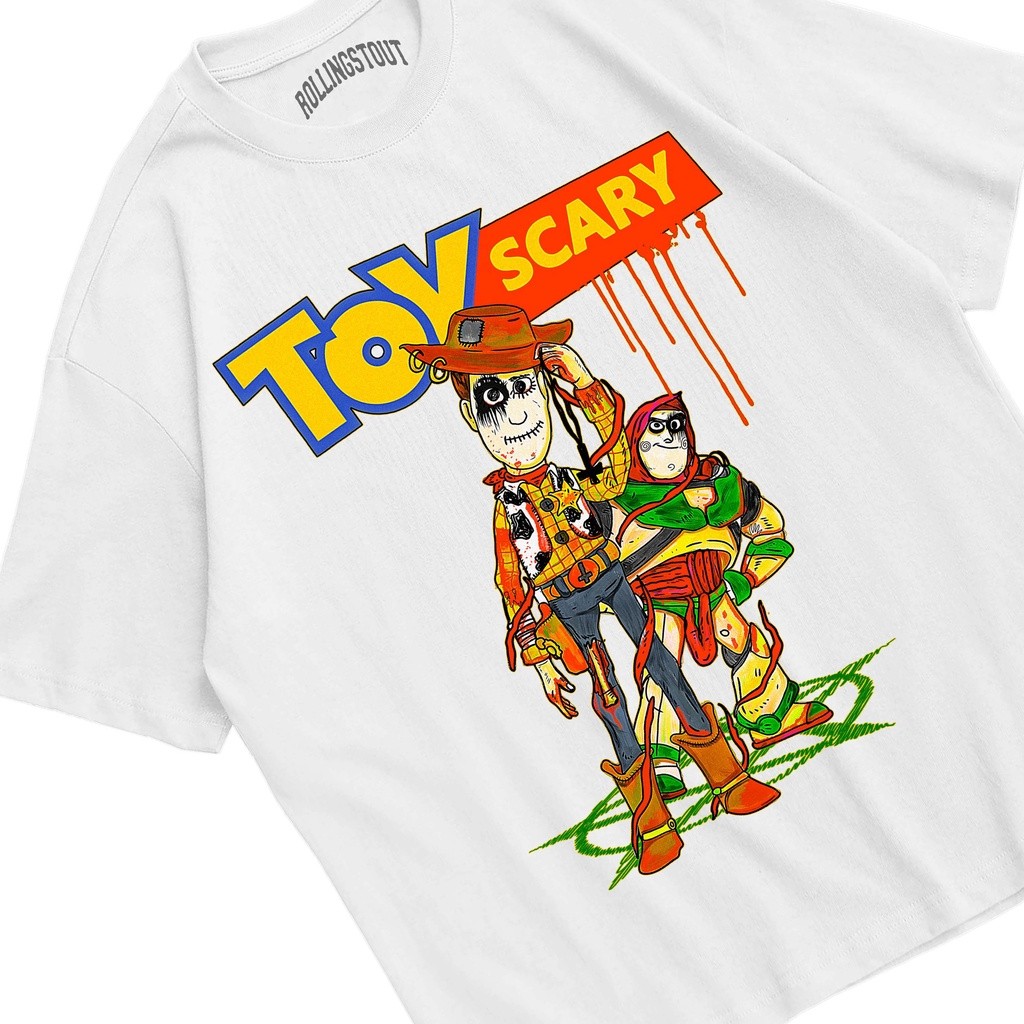 Rollingstout Tshirt  - Toy Scary | Kaos Band  | Parodi Plesetan | BAJU MUSIK METAL ROCK