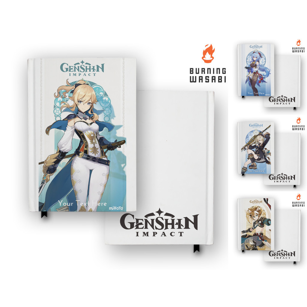 

Buku Catatan Notebook Jean Gorou Ganyu Freminet Genshin Impact Hardcover Custom Diary Gift Jurnal Agenda Burning Wasabi A5 A6