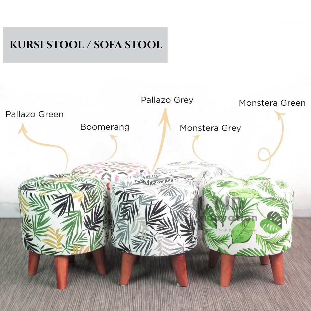 SOFA STOOL / KURSI STOOL / STOOL BULAT / KURSI SANTAI / KURSI CAFE