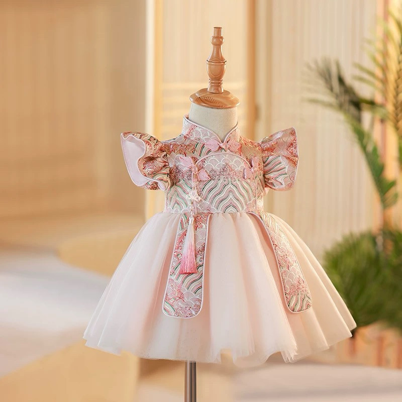 Aimee Premium Cheongsam | Cheongsam Anak Perempuan | Dress Imlek Anak Perempuan