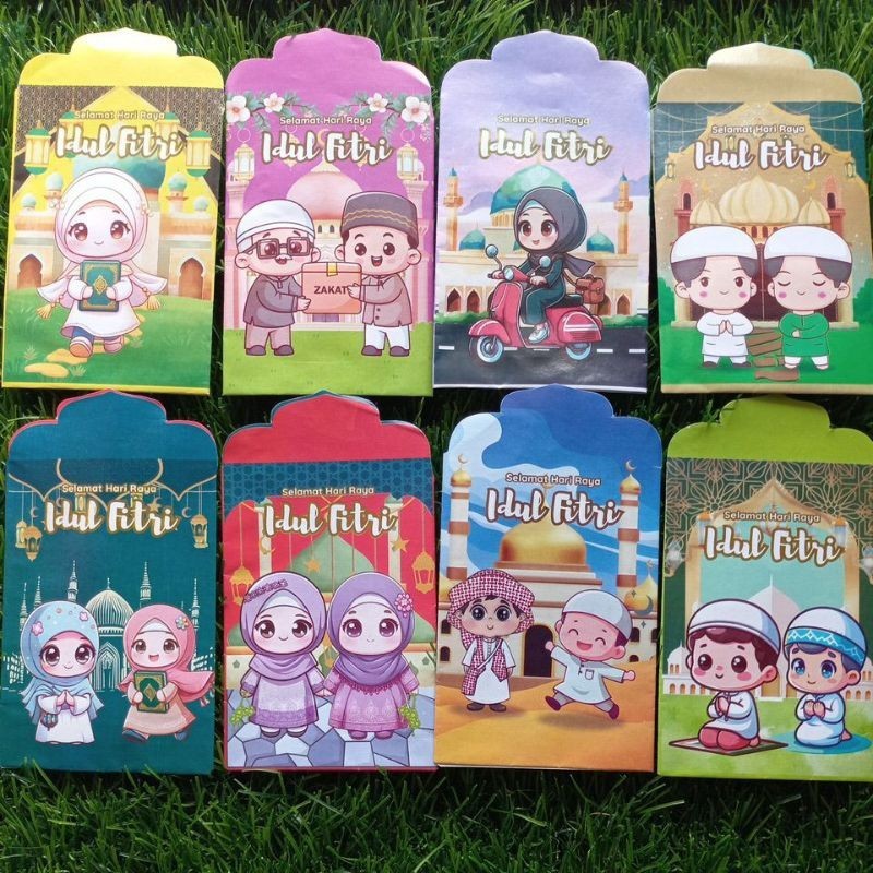 

Amplop Lebaran Motif Muslim Ukuran Medium per pak isi 10lembarKekinian terbaru murah ID