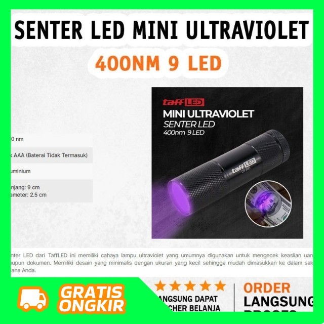 SENTER ULTRAVIOLET UV 395