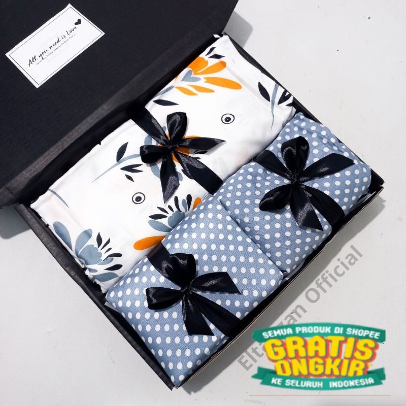 

HAMPERS MUKENA PREMIUM GIFT BOX CEWEK KADO MUKENA BLACK WHITE KADO PERNIKAHAN HADIAH WISUDA KADO ULANG TAHUN/ New kado