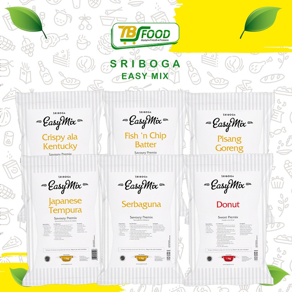 

[SDW] pekanbaru/TEPUNG PREMIX SRIBOGA EASYMIX 1KG