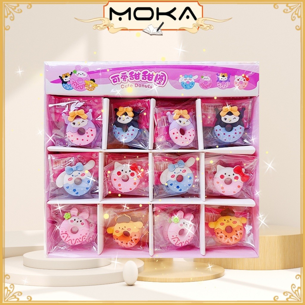 

MOKA PENGHAPUS MOTIF DONAT KAWAII / ERASER PENCIL DONUT EDITION MKA61