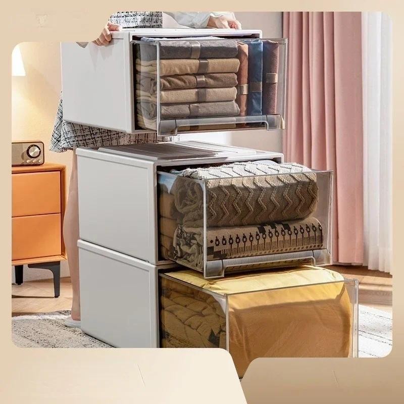 

Drawer Organizer Household Plastic Organizer Box Cabinet Inside Clothing Closet Organizer Box