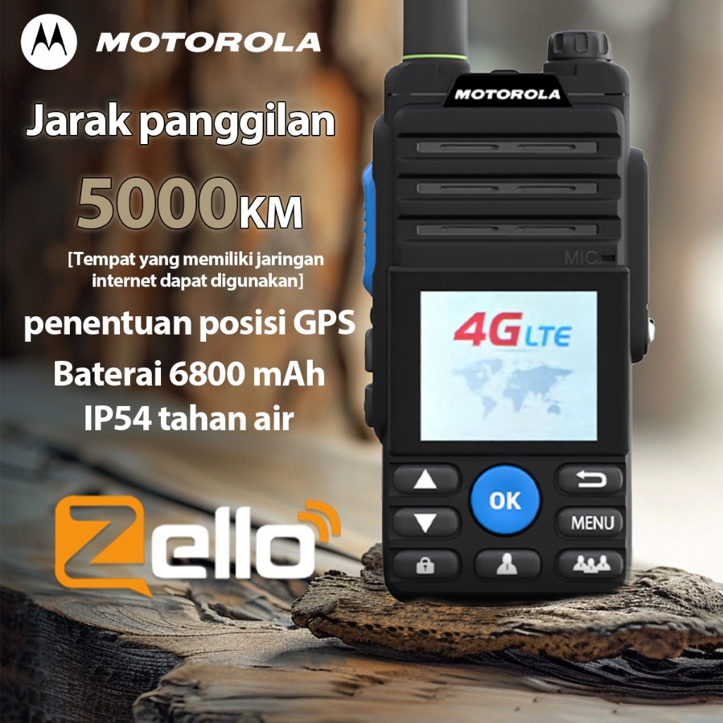 Zello HT Motorola T56 Walkie Talkie Radio Walkie talkie jarak jauh 5000KM Walkie talkie Two Way Radi